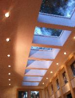Skylights with Solar remote blinds