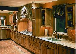 Kitchen Hickory cabinets